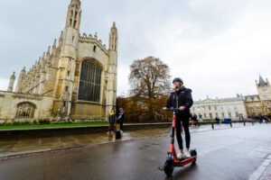 Voi electric Scooter in Cambridge