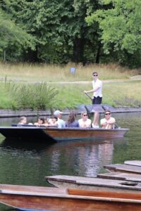 Chauffuered punting tour along the River Cam.
