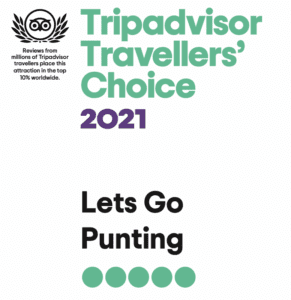 Let's Go Punting travellers choice award 2021