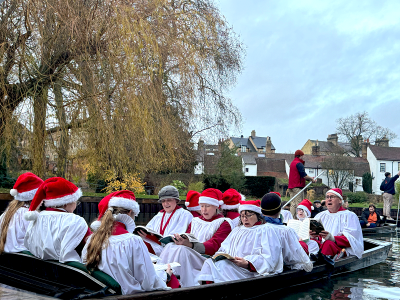 Christmas Carols on the River Cam 2025