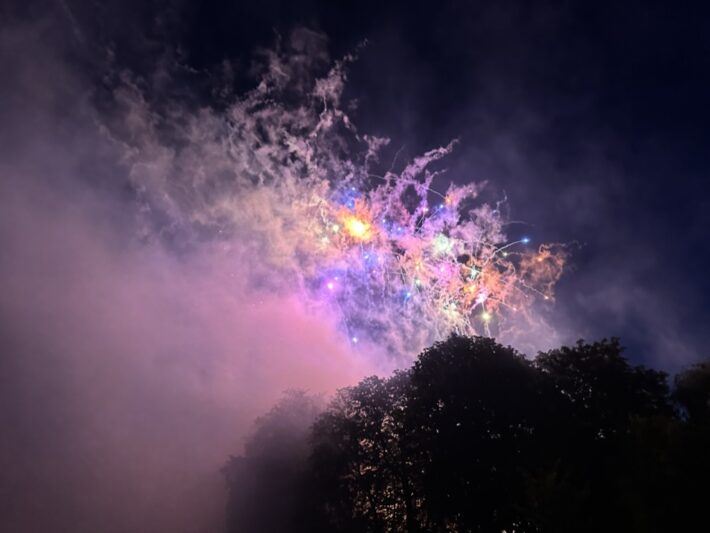 firework display May Ball St Johns 2024