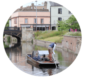 Lets go punting Cambridge
