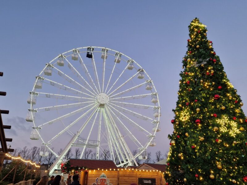 Christmas In Cambridge Christmas Tree and Ferris Wheel