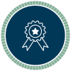 Award rosette icon for award-winning tours.
